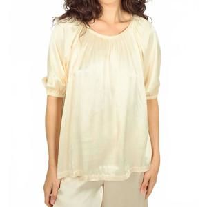 NEW TRAFFIC PEOPLE women's wisdom whisper blair top in cream